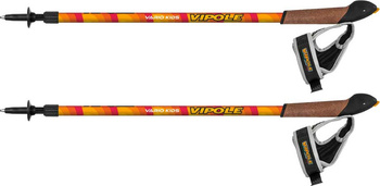 Kije kijki Nordic Walking Vipole Vario Kids JR pomarańczowe S1952