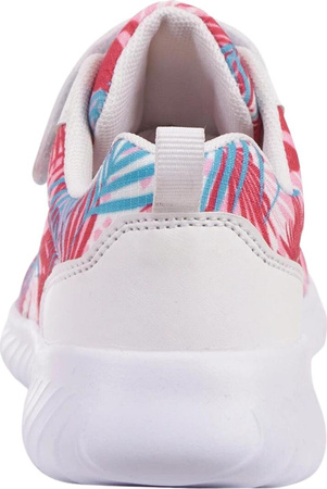 Buty sportowe szkolne miejskie dziecięce Kappa SEC PA Kids biało-różowe 260955PAK 1022