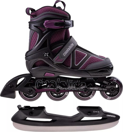 Łyżworolki Coolslide Buttersi 2w1 łyżwy rolki regulowane ABEC-7 koła 76mm rozmiar 31-34