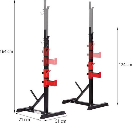 Stojaki pod sztangę regulowane HMS str25