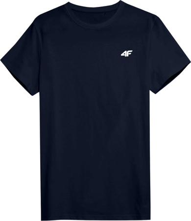 Koszulka męska 4F M3095 granatowa 4FWSS25TTSHM3095 031S