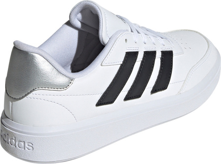 Buty damskie adidas Courtblock biało-czarne IF6493