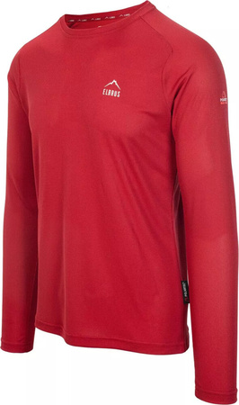 Męska koszulka z długim rękawem Elbrus Alar Polartec czerowna rozmiar XL