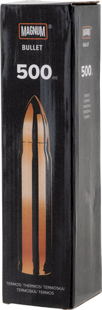 Termos Magnum Bullet 500 ml złoty nabój 0,5 l stal nierdzewna