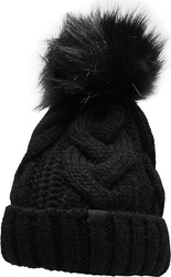 Czapka damska 4F głęboka czerń H4Z22 CAD010 20S