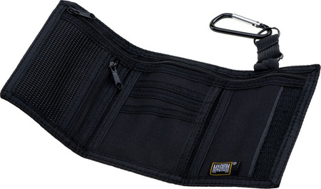 Portfel Magnum z karabińczykiem czarny