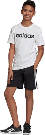 Spodenki dla dzieci adidas Essentials 3 Stripes Knit Short czarne DV1796