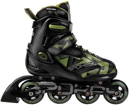 Łyżworolki Spokey Makan BK/GR czarno-zielone 929324-926984-926985