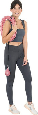 Hula hop z wypustkami i obciążnikiem HMS hhw01 różowe