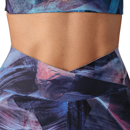 Legginsy funkcyjne damskie 4F multikolor 3 allover H4Z21 SPDF017 93A