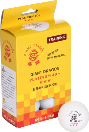 Piłeczki do ping ponga Giant Dragon Platinum Star*** 8333 6 szt.
