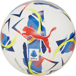 Piłka nożna Puma Orbita Serie A Hybrid biało-niebiesko-czerwona 84299 01