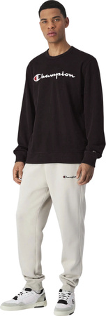 Bluza męska Champion Crewneck Sweatshirt czarna 220727 KK001