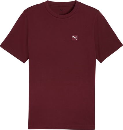 Koszulka męska Puma Ess Elevated Tee bordowa 684726 96