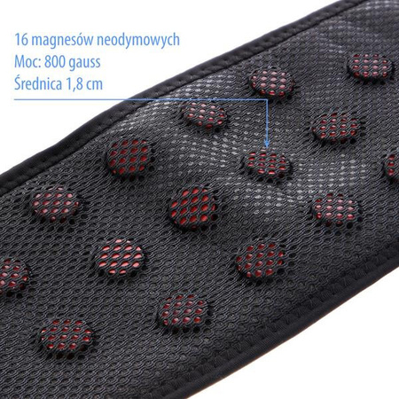 Pas stabilizujący wzmacniający kręgosłup magnetyczny One Fitness PS168