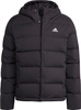 Kurtka męska adidas Helionic Hooded Down czarna HG8751