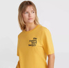 Damska koszulka z krótkim rękawem O'neill FUTURE SURF SOCIETY REGULAR T-SHIRT golden haze rozmiar S