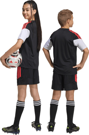 Spodenki dla dzieci adidas Tiro 26 League czarno-czerwone KA8814