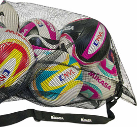 Siatka na 12 piłek Mikasa czarna MBB2