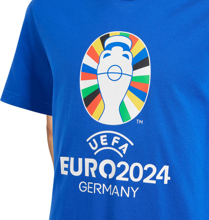 Koszulka dla dzieci adidas Official Emblem niebieska IT9309