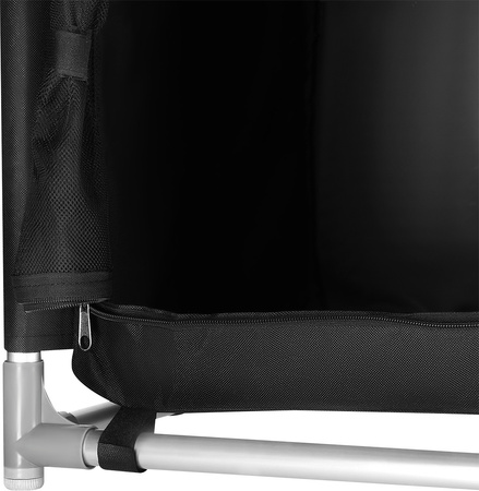 Szafka turystyczna kempingowa z blatem Nils Camp NC3036 składana czarna 105x62x48cm