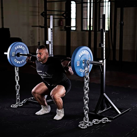 Talerz olimpijski Bumper 20 kg HMS CBR20 niebieski