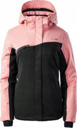 Damska kurtka narciarska Elbrus Lille Wo's zimowa snowboardowa różowo-czarna rozmiar XS