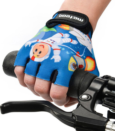 Rękawiczki rowerowe dla dzieci Meteor Space Jr 26175-26176-26177