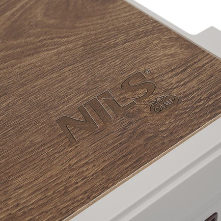 Składana skrzynia kempingowa turystyczna z funkcją stołu szafki 2w1 50l Nils Camp NCB4002