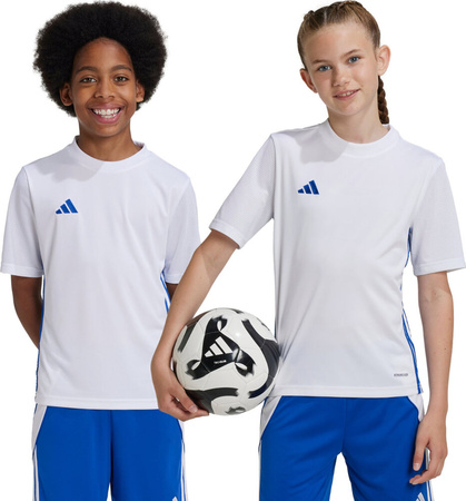 Koszulka dla dzieci adidas Tabela 23 Jersey biało-niebieska JJ1154