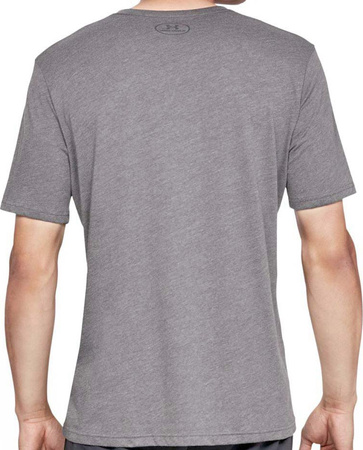 Koszulka męska z krótkim rękawem Under Armour Sportstyle Left Chest SS szary melanż 1326799 036