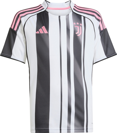 Koszulka dla dzieci adidas Juventus 25/26 Home biało-czarna JN5237