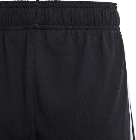 Spodenki dla dzieci adidas Essentials 3-Stripes Knit czarne HY4714