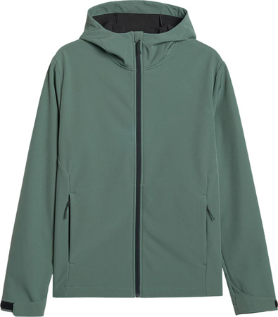 Kurtka męska softshell 4F M362 ciemna zieleń 4FWAW25TSOFM362 40S