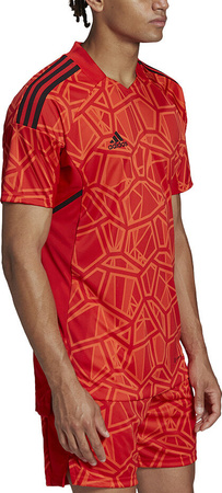 Koszulka męska Condivo 22 Goalkeeper Jersey Short Sleeve czerwona H21238