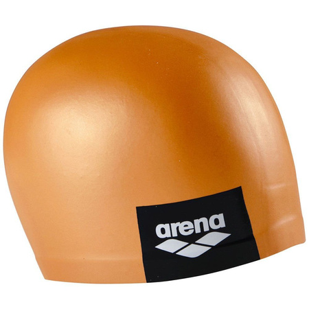 Czepek pływacki silikonowy Arena Logo Moulded pomarańczowy