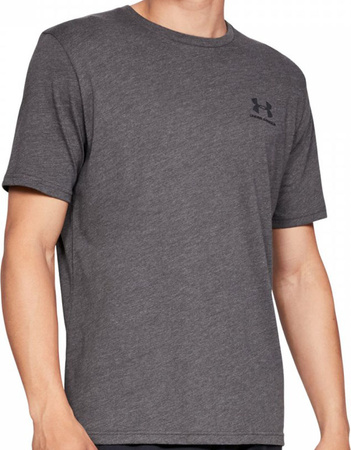 Koszulka męska Under Armour Sportstyle Left Chest SS ciemny szary 1326799 019