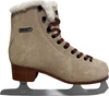 Łyżwy figurowe damskie Roces Suede Eco-Fur beżowo-brązowe 450702 00001