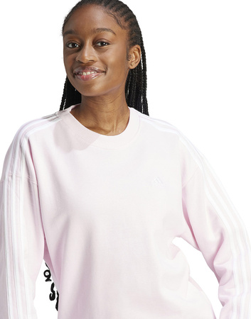 Bluza damska adidas Essentials 3-Stripes różowa IL3431