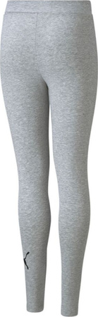 Legginsy dla dzieci Puma ESS Logo Leggings jasnoszare 587035 04