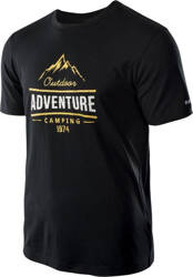 Koszulka męska Hi-tec Lore czarna rozmiar L