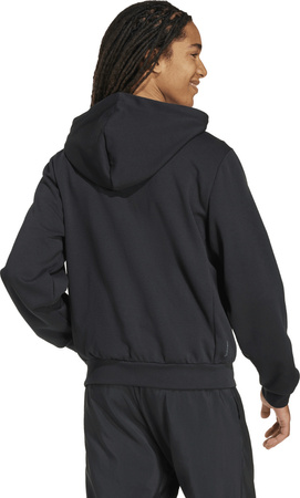 Kurtka męska adidas Essentials Climawarm Hybrid Down Hooded czarna KA5251