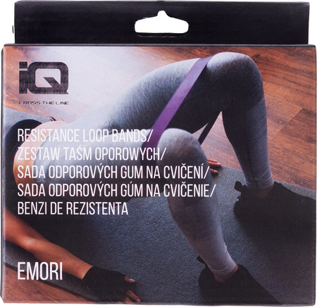 Taśma treningowa oporowa IQ Emori 3szt