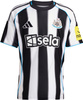 Koszulka męska adidas Newcastle United FC 25/26 Home biało-czarna JI7382