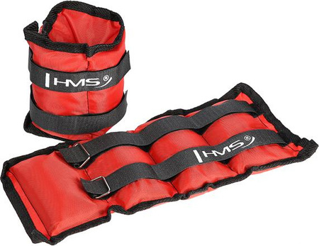 Obciążniki HMS OB03 2 x 1.5 kg czerwone