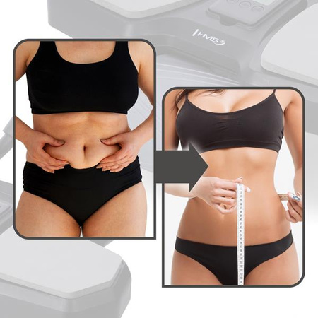 Automatyczne koło do ćwiczeń mięśni brzucha z podparciem kółko ABS KA10 czarne