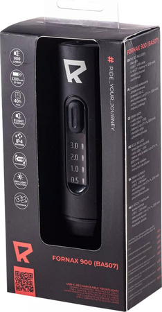 Lampka rowerowa oświetlenie lampa Radvik Fornax 900