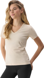 Koszulka damska 4F F1359 kremowa 4FWSS24TTSHF1359 12S