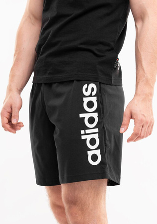 Spodenki treningowe krótkie męskie adidas AeroReady Essentials Linear Logo Shorts czarne GK9604