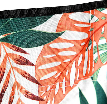 Krzesło fotel turystyczne składane Nils camp NC1625 liście 80x80x47cm